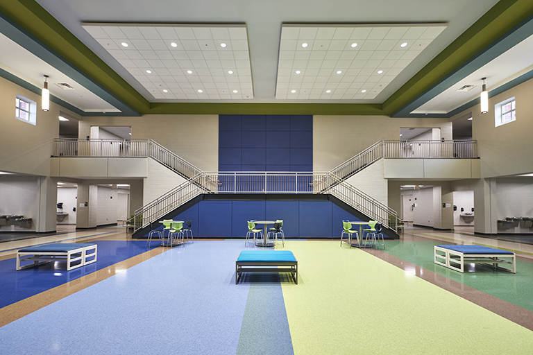 Mill Creek Elementary+Middle School Atrium
