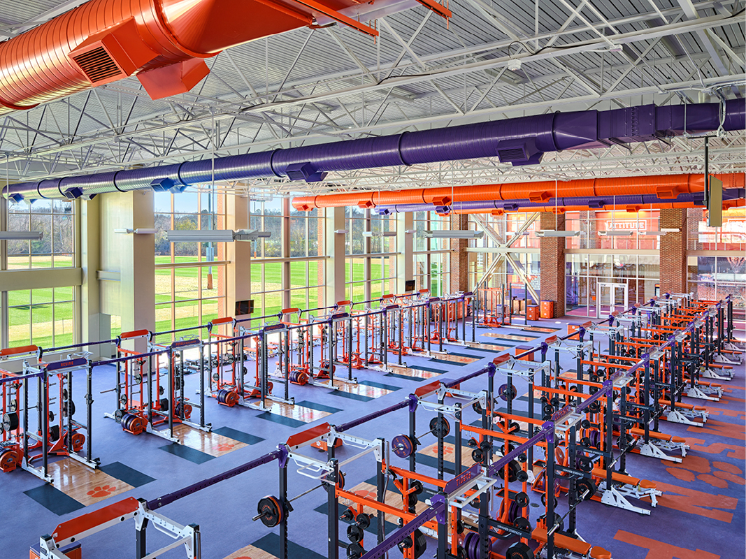 Clemson FB Ops Weight Room web