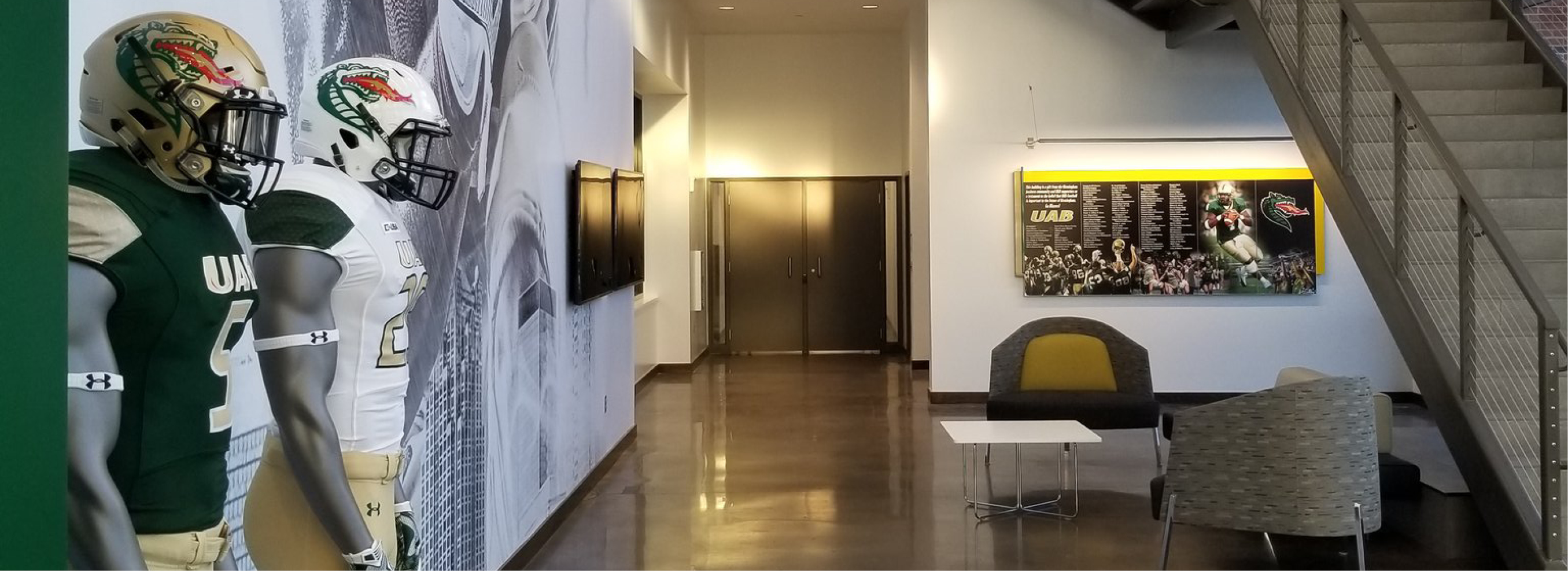 UAB Football Lobby Feature