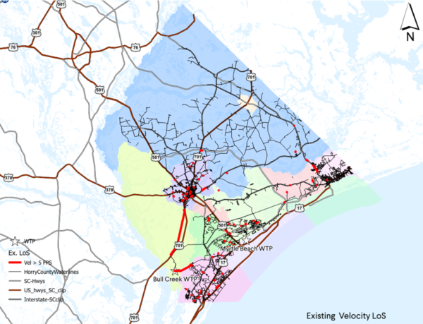 Grand Strand Water and Sewer Hydraulic Modeling - GMC Network