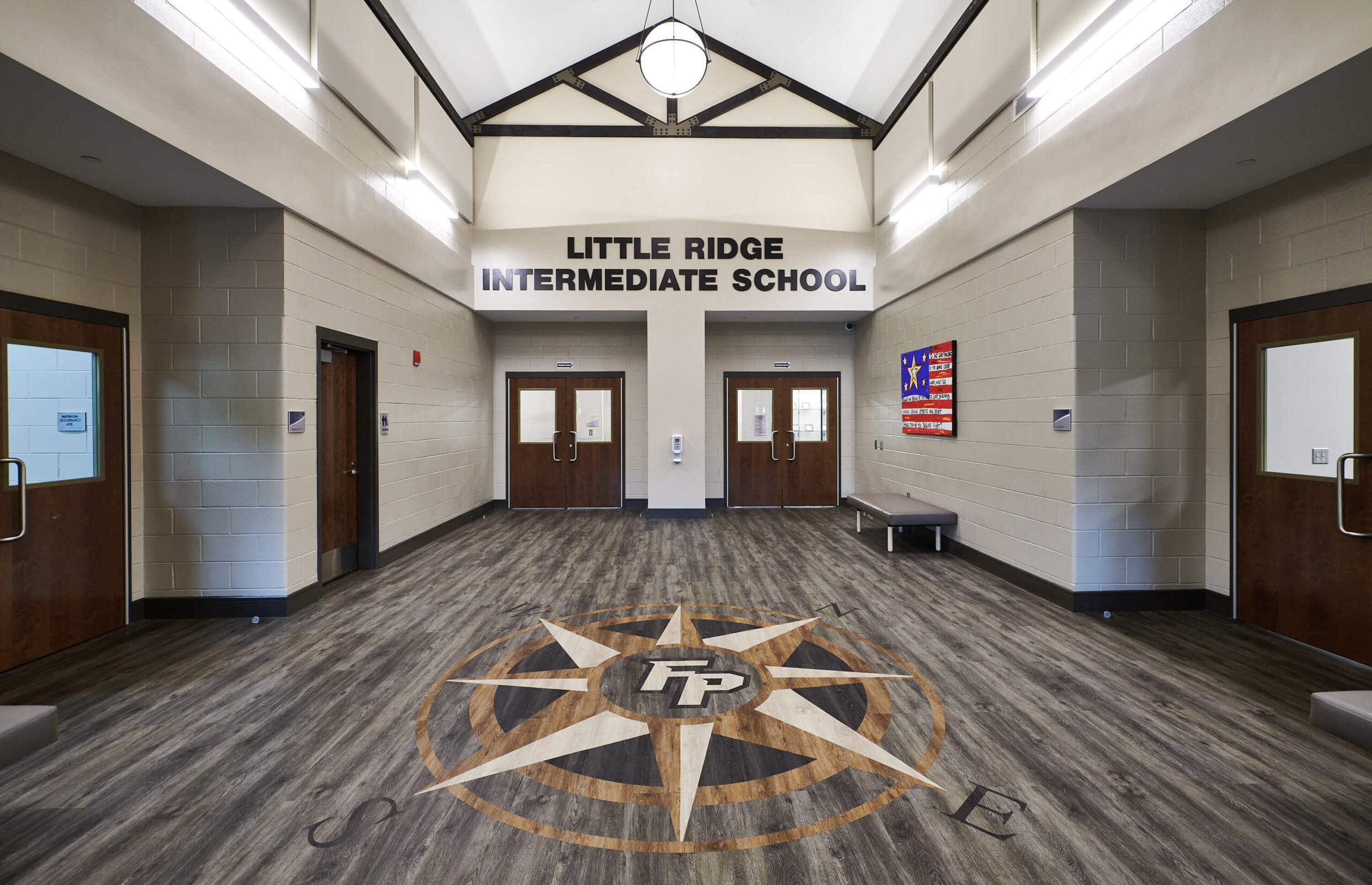Little Ridge Elementary School Hallway