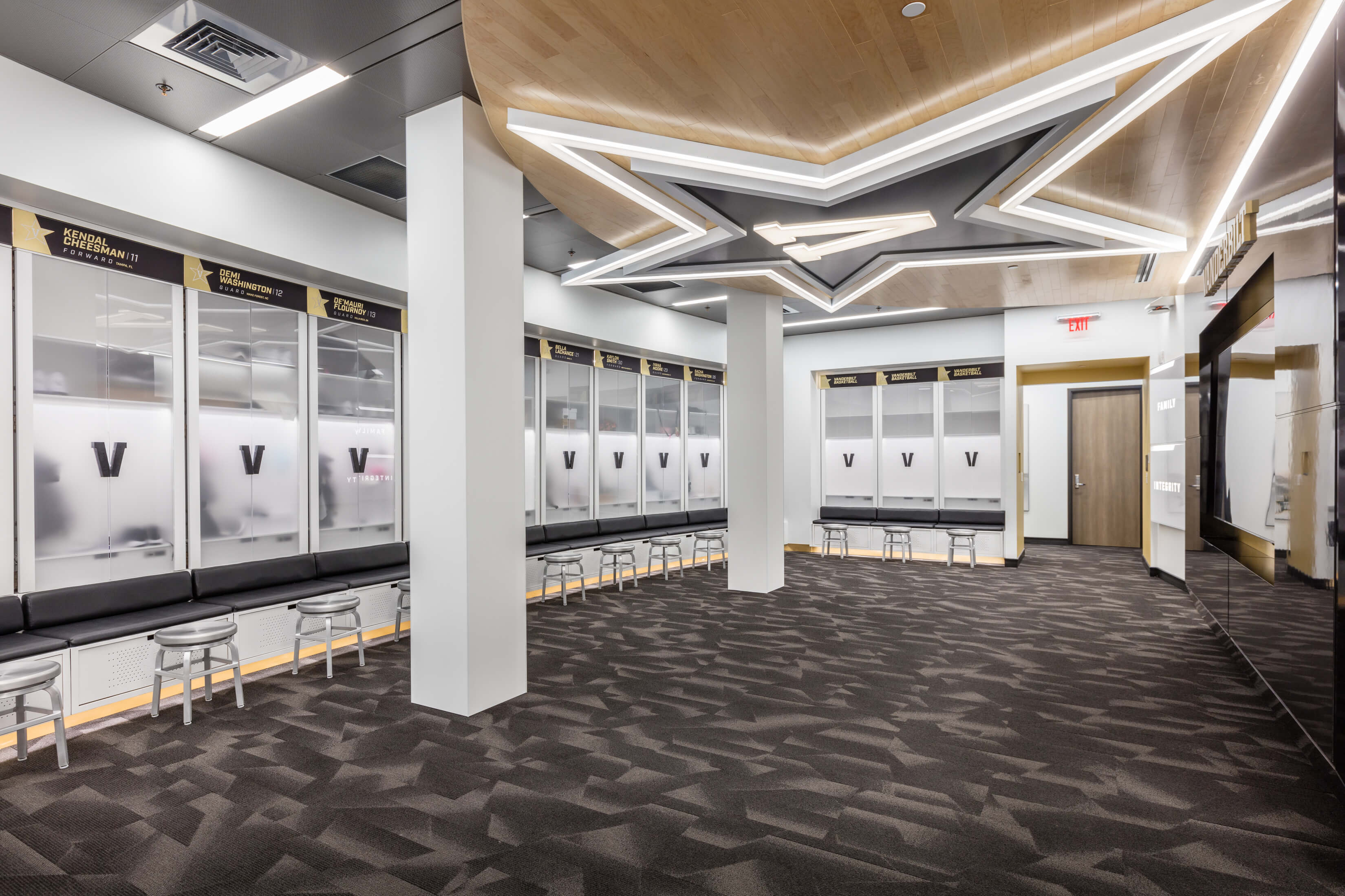 Auburn University Basketball Locker Room