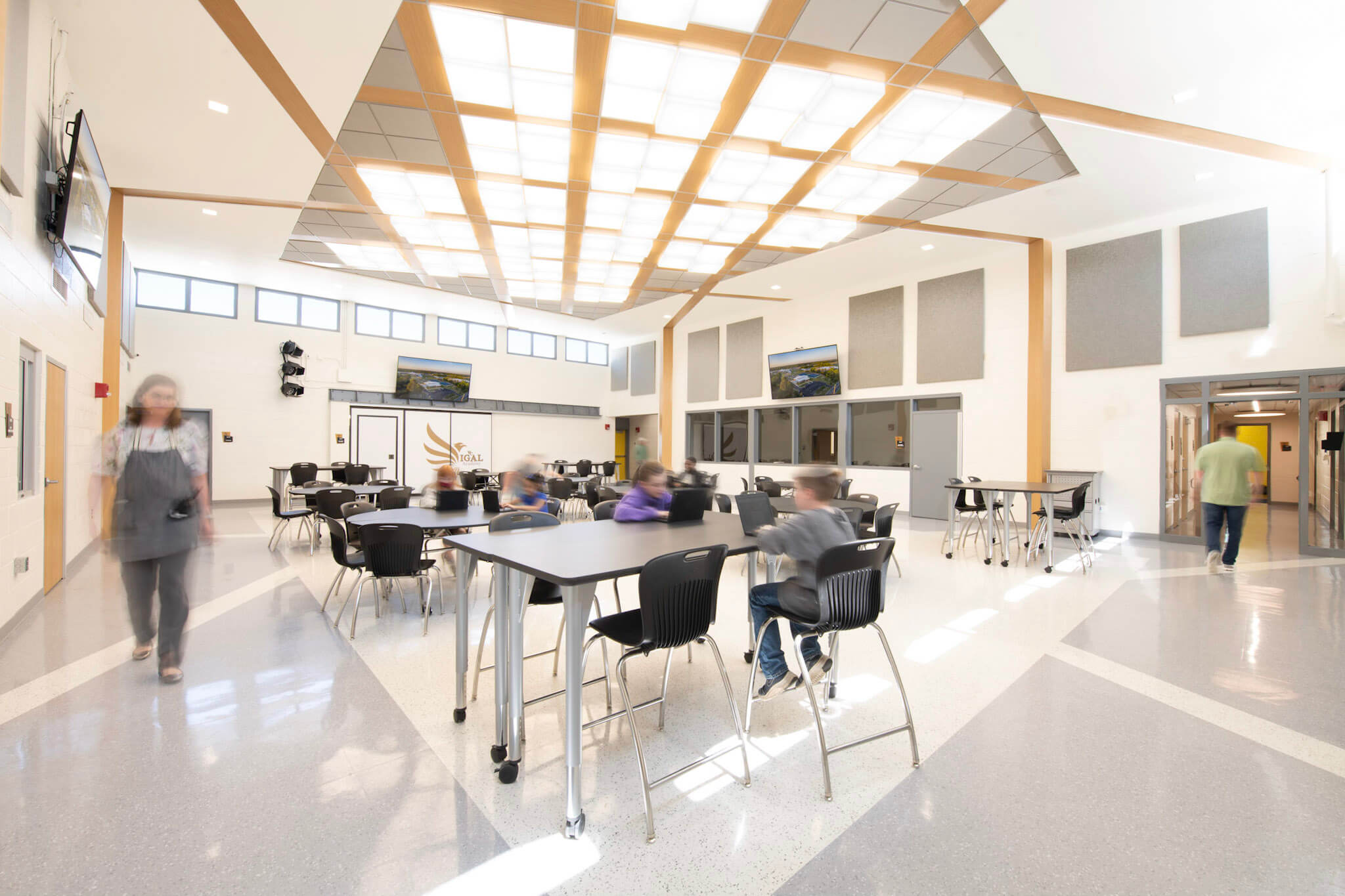 Populated Interior classroom