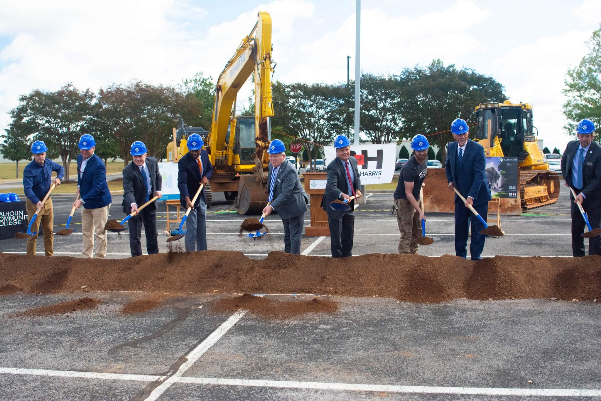 Breaking ground at Calhoun Community College