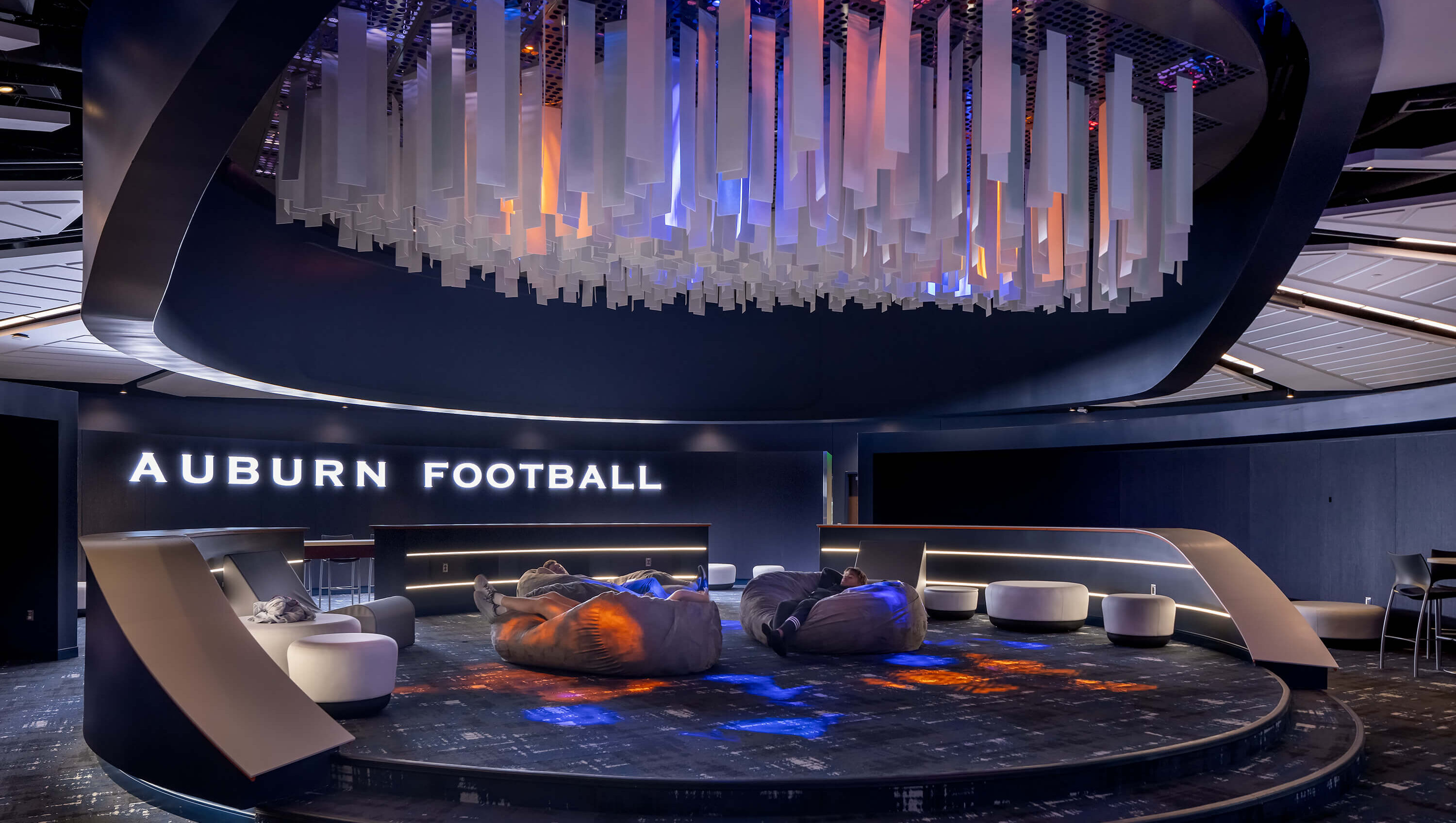 Auburn Football locker room