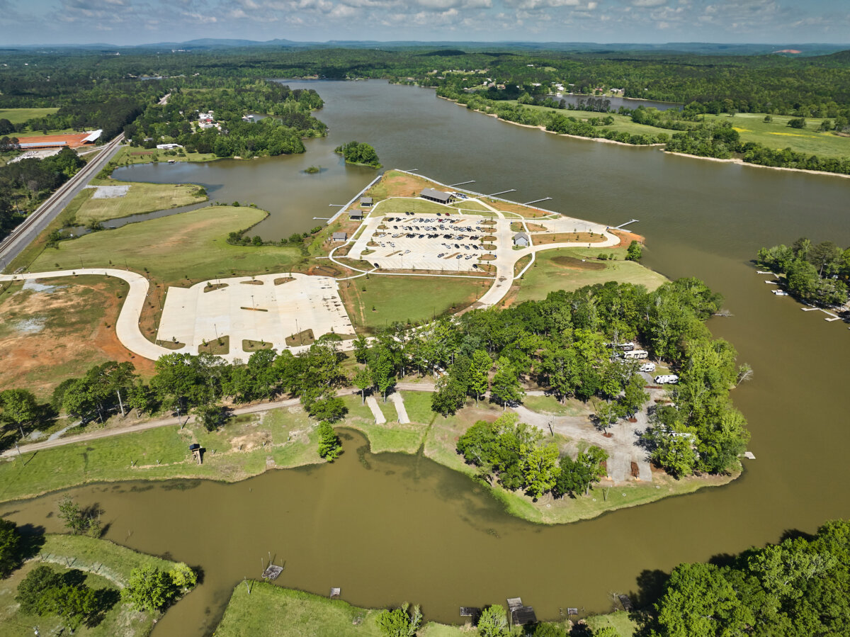 Ariel view of Lincoln's Landing