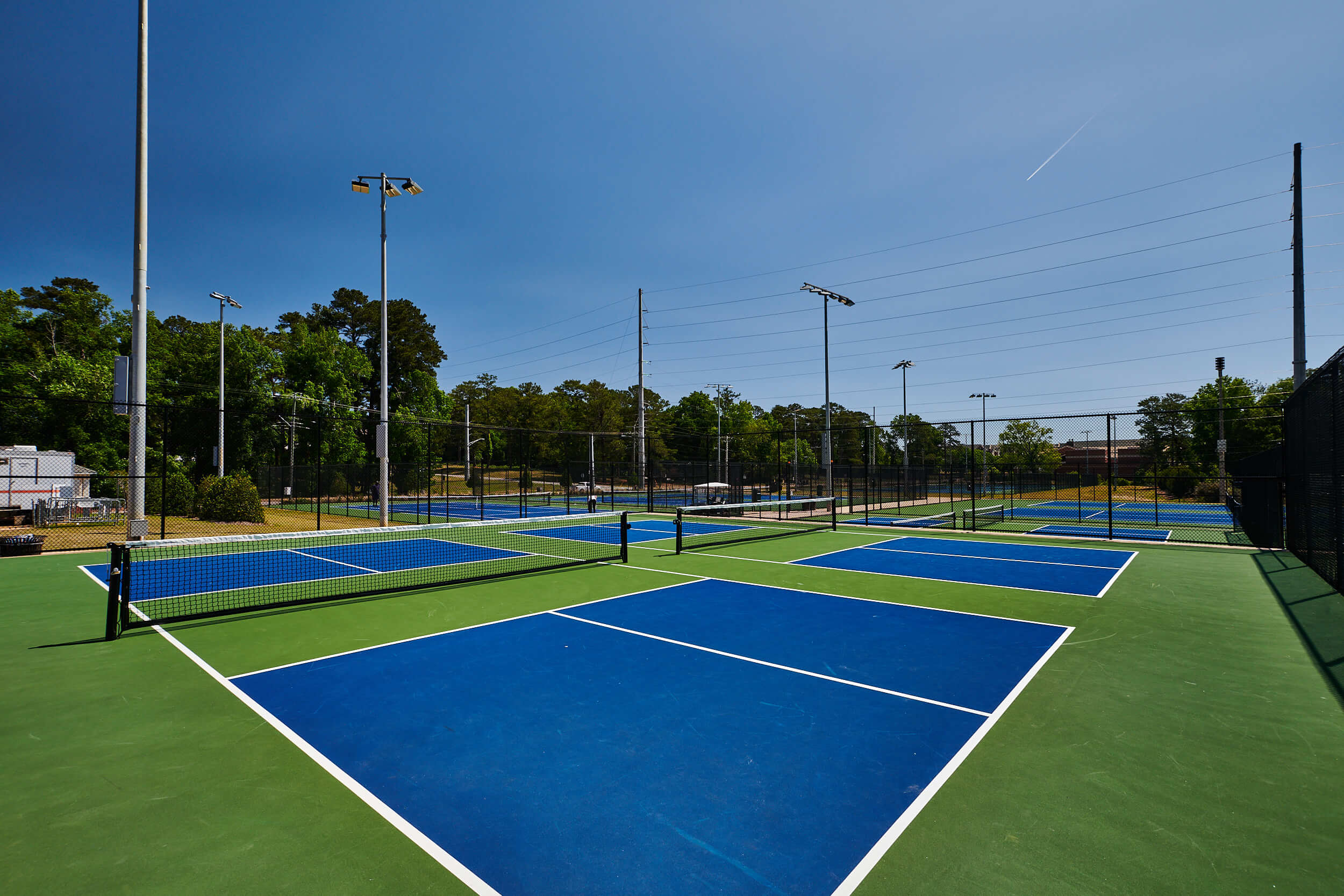 Pickleball courts at Auburn University