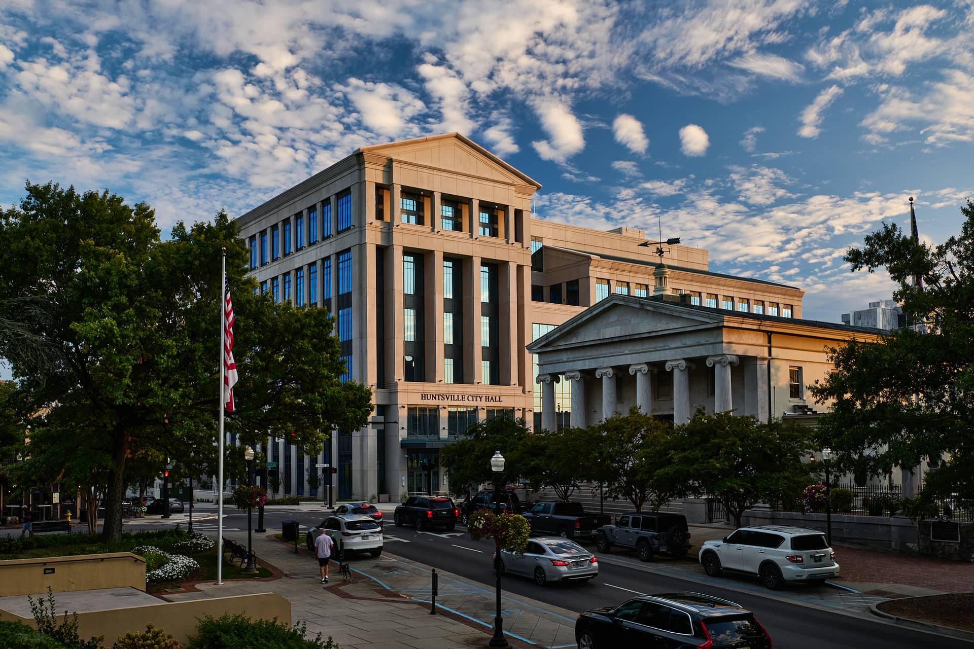 Exterior of Huntsville City Hall