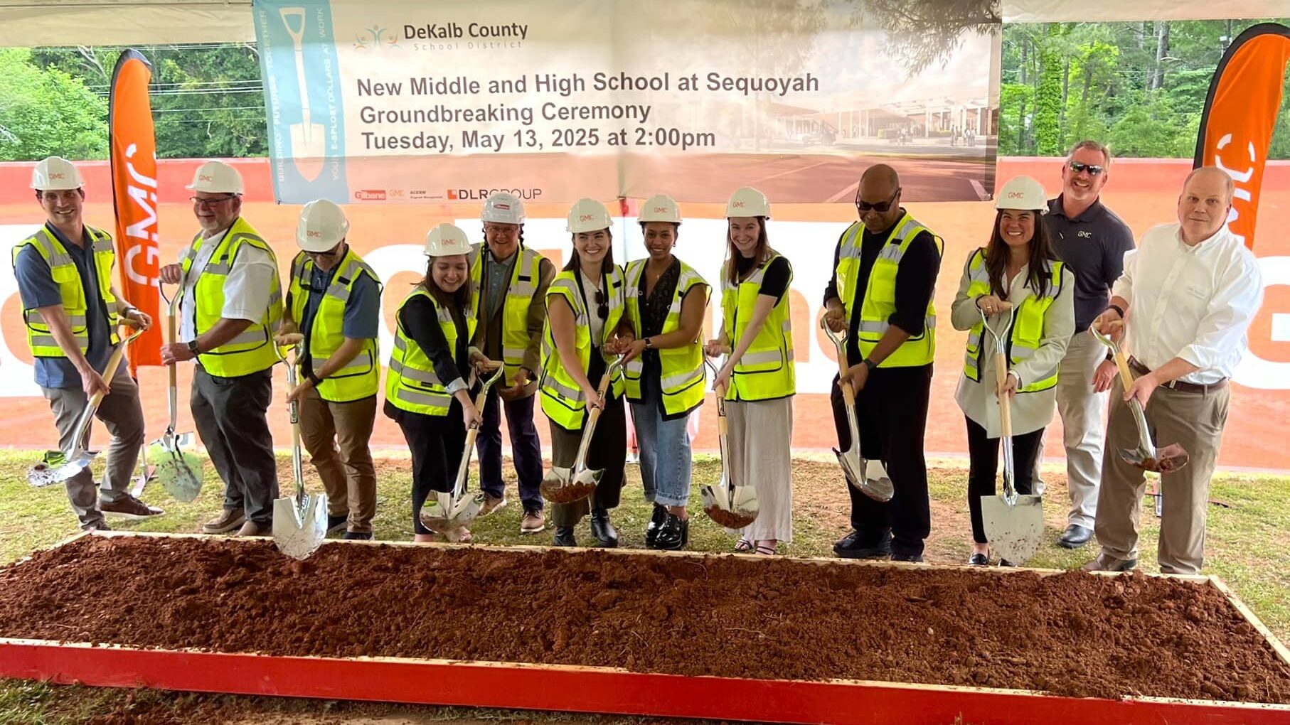 GMC joins Dekalb County School District to celebrate the groundbreaking for the new Middle and High school at Sequoyah.