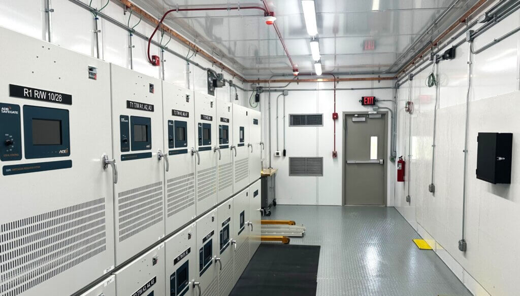 electrical vault at MGM
